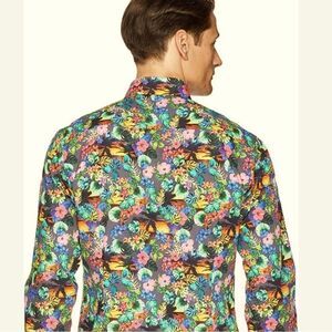 Eton Poplin Floral Shirt